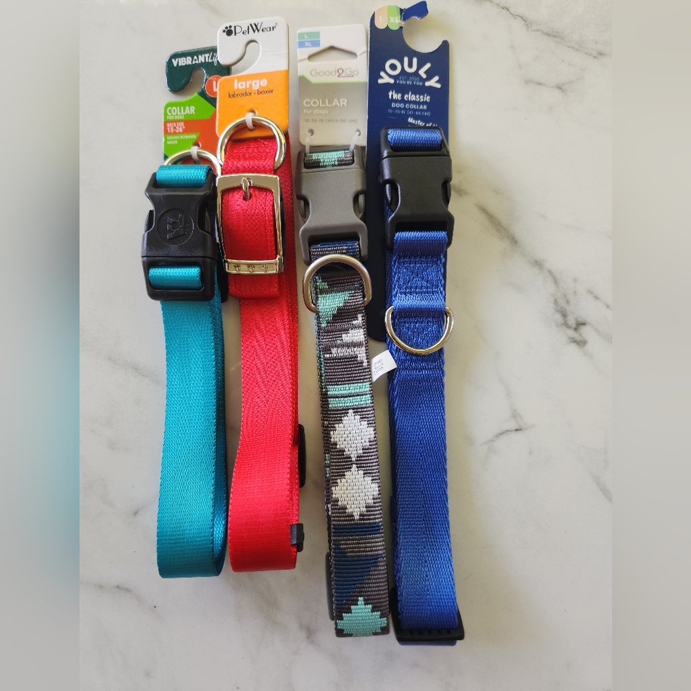 16-26 in collars Set of 4